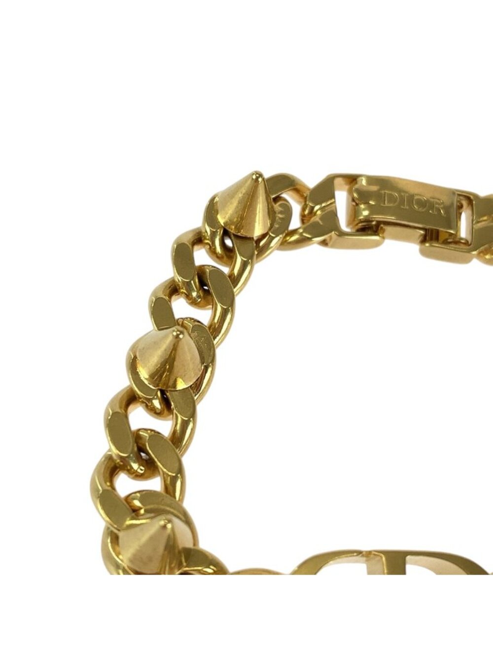 Dior 30 Montaigne CD Logo Gold Plated Bracelet - Picture 5 of 7